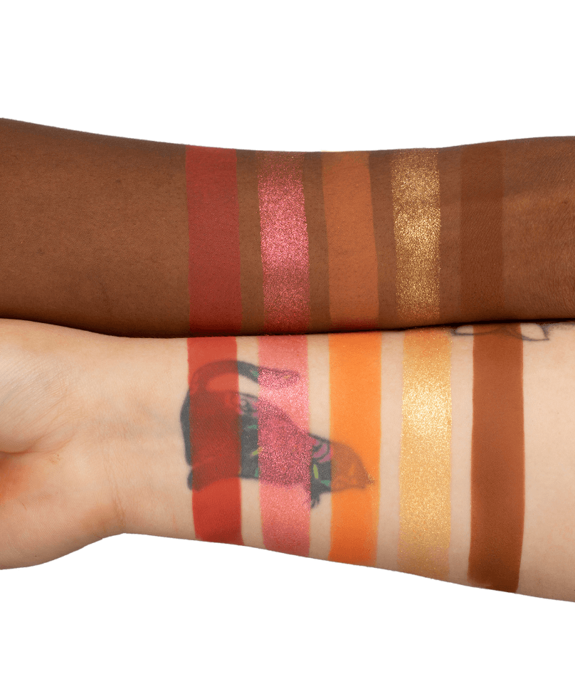 Paleta de Sombras Ginger Glow - Color Palette