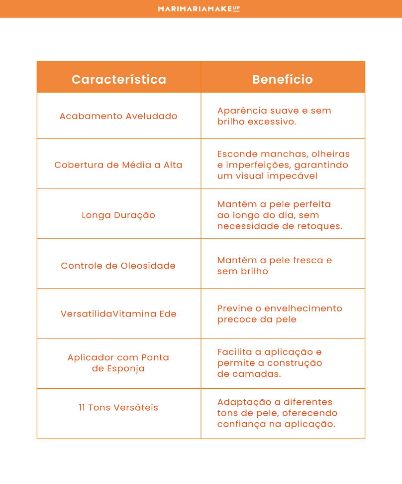 Base e Corretivo Matte Velvet Skin - Amendoa